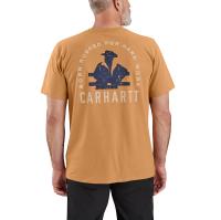 Carhartt 106446 - Montana Relaxed Fit Lightweight Short-Sleeve Pocket Born Graphic T-Shirt