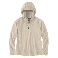 Carhartt 106456 - Women's Force Relaxed Fit Half-Zip Hooded T-Shirt