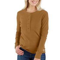 Carhartt 106480 - Women's TENCEL™ Fiber Series Relaxed Fit Long-Sleeve Ribbed Henley