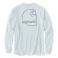 Heather Gray Carhartt 106496 Back View - Heather Gray
