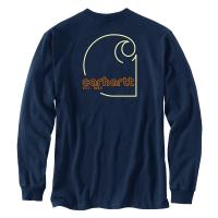 Carhartt 106496 - Loose Fit Heavyweight Long-Sleeve Pocket C Graphic T-Shirt