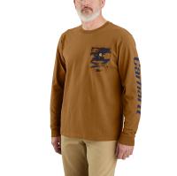 Carhartt 106497 - Relaxed Fit Heavyweight Long-Sleeve Pocket Camo Graphic T-Shirt