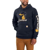 Carhartt 106505 - Loose Fit Midweight Michigan Graphic Sweatshirt