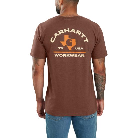 Mocha Heather Carhartt 106511 Back View