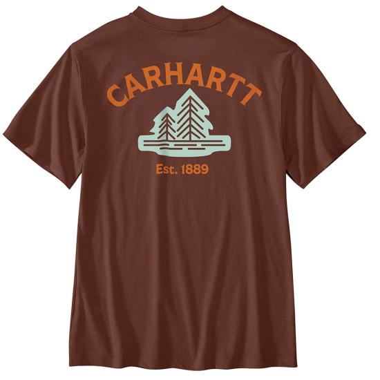 Mocha Heather Carhartt 106535 Back View