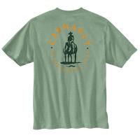 Carhartt 106591 - Montana Relaxed Fit Heavyweight Short-Sleeve Pocket Cowboy Graphic T-Shirt