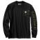 Black Carhartt 106617 Front View - Black