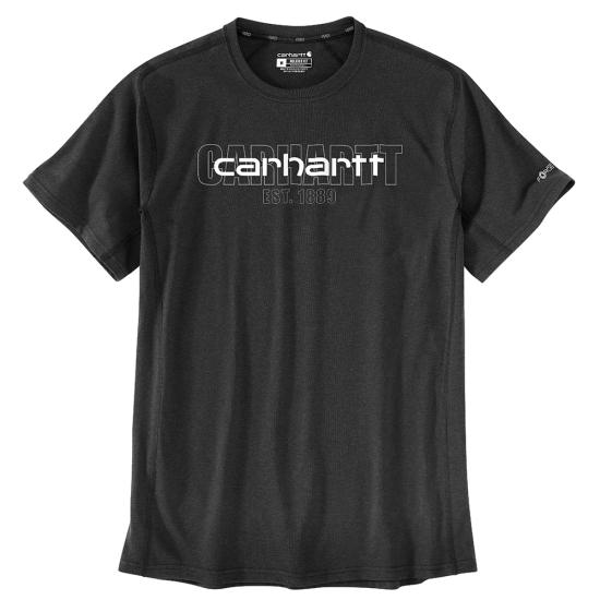 Carhartt 106653 - Force® Relaxed Fit Midweight Short-Sleeve Logo ...