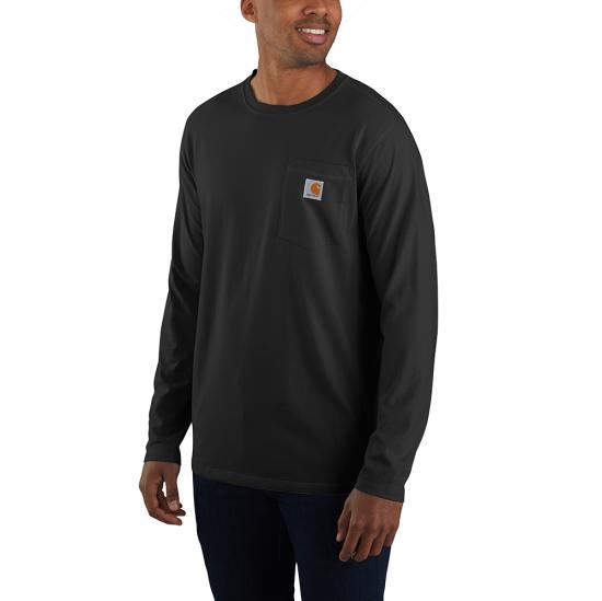 Carhartt 106656 - Force® Relaxed Fit Midweight Long-Sleeve Pocket T ...