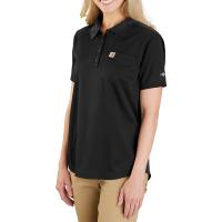 Carhartt 106663 - Women's Force Relaxed Fit Lightweight Short-Sleeve Pocket Polo