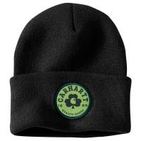 Carhartt 106736 - Knit Shamrock Patch Beanie