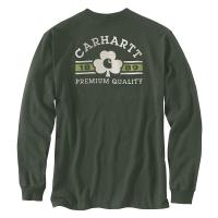 Carhartt 106749 - Loose Fit Heavyweight Long-Sleeve Shamrock Graphic T-Shirt