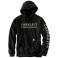 Black Carhartt 106751 Front View - Black