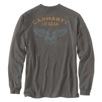 Carhartt 106800 - Flame Resistant Force Loose Fit Long-Sleeve Lightweight Eagle Graphic T-Shirt