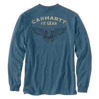 Carhartt 106800 - Flame Resistant Force Loose Fit Long-Sleeve Lightweight Eagle Graphic T-Shirt