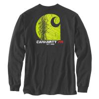 Carhartt 106801 - Flame Resistant Force Loose Fit Long-Sleeve Lightweight Electric Utilities Graphic T-Shirt