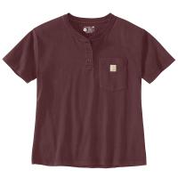 Carhartt 106813 - Women's Loose Fit Short-Sleeve Heavyweight Henley T-Shirt