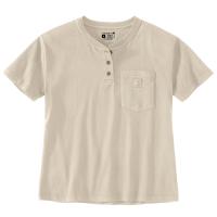 Carhartt 106813 - Women's Loose Fit Short-Sleeve Heavyweight Henley T-Shirt