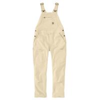 Carhartt 106842 - Women's Rugged Flex™ Loose Fit Undyed Canvas Bib Overall