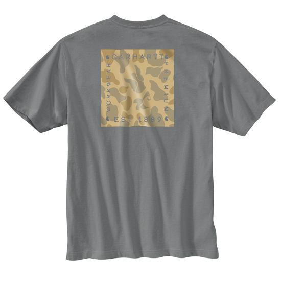 Weathered Ash Heather Carhartt 106895 Back View