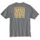 Weathered Ash Heather Carhartt 106895 Back View - Weathered Ash Heather