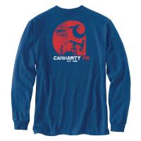 Carhartt 106897 - Flame Resistant Force Loose Fit Long-Sleeve Lightweight Oil Rig Graphic T-Shirt