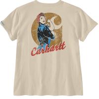 Carhartt 106903 - Women's Loose Fit Heavyweight Short-Sleeve Love of Labor Graphic T-Shirt