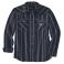 Navy Paisley Stripe Carhartt 106905 Front View - Navy Paisley Stripe