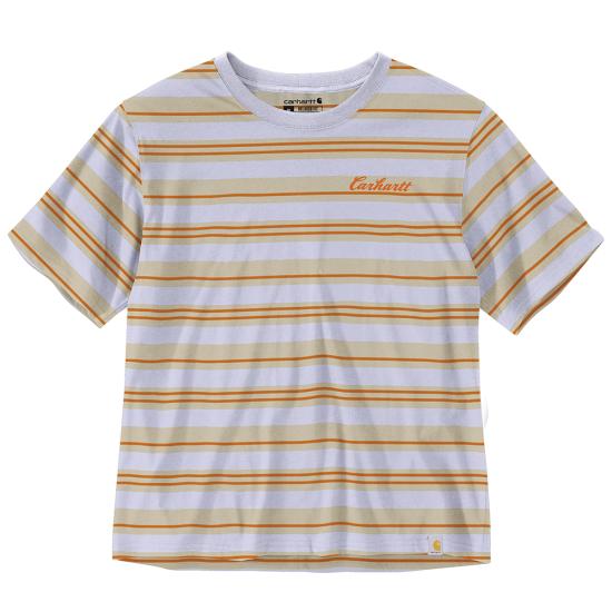 Fresh Lavender Stripe Carhartt 106908 Front View
