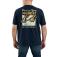 Navy Carhartt 106927 Back View - Navy