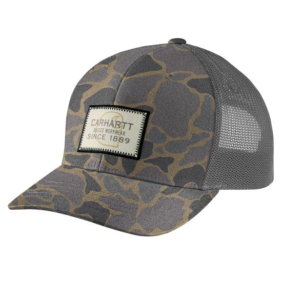 Khaki Vintage Camo Carhartt 107003 Front View
