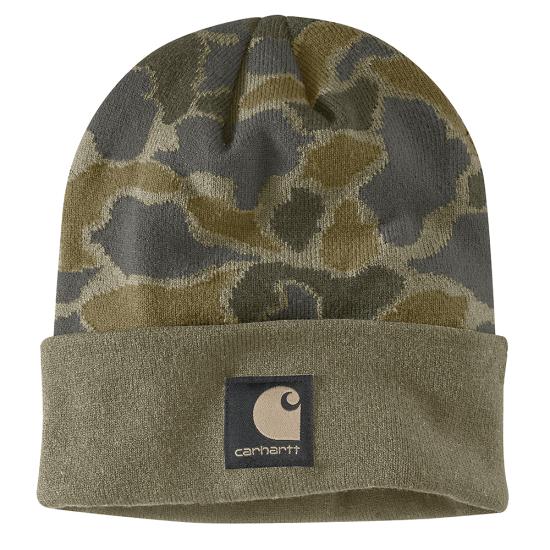 Burnt Olive Vintage Camo Carhartt 107006 Front View