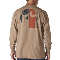 Carhartt 107041 - Loose Fit Heavyweight Long-Sleeve Pocket Deer Graphic T-Shirt