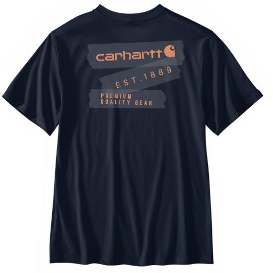 Navy Carhartt 107047 Back View