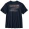 Navy Carhartt 107047 Back View - Navy