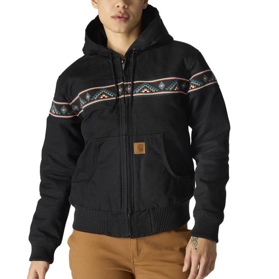 Black Carhartt 107095 Front View
