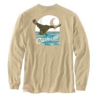 Carhartt 107177 - Loose Fit Heavyweight Long-Sleeve Pocket Duck Graphic T-Shirt