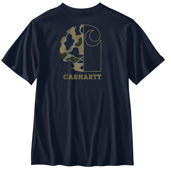Navy Carhartt 107183 Back View