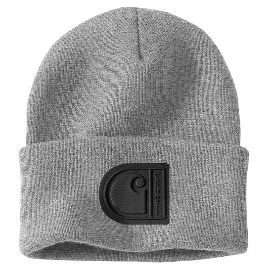 Heather Gray Carhartt 107190 Front View
