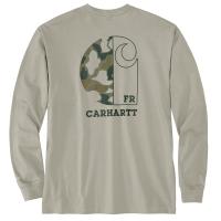 Carhartt 107191 - Flame Resistant Force Loose Fit Lightweight Long-Sleeve Camo C Graphic T-Shirt