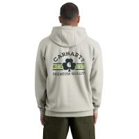 Carhartt 107240 - Loose Fit Midweight Hooded Shamrock Back Graphic Sweatshirt