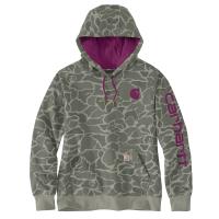 Carhartt 107267 - Women's Relaxed Fit Midweight Logo Sleeve Graphic Printed Sweatshirt