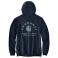 Navy Carhartt 107300 Back View - Navy