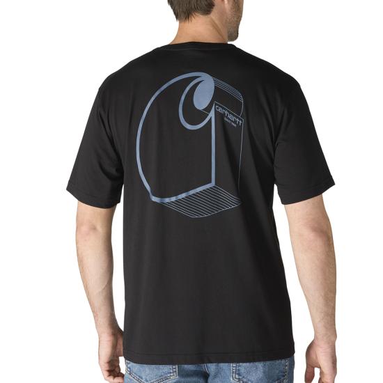 Black Carhartt 107319 Back View