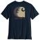 Navy Carhartt 107436 Back View - Navy
