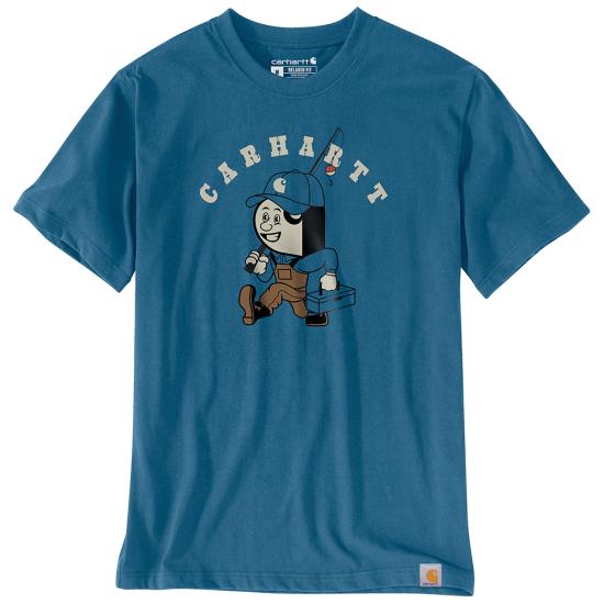 Dark Tranquil Blue Carhartt 107456 Front View