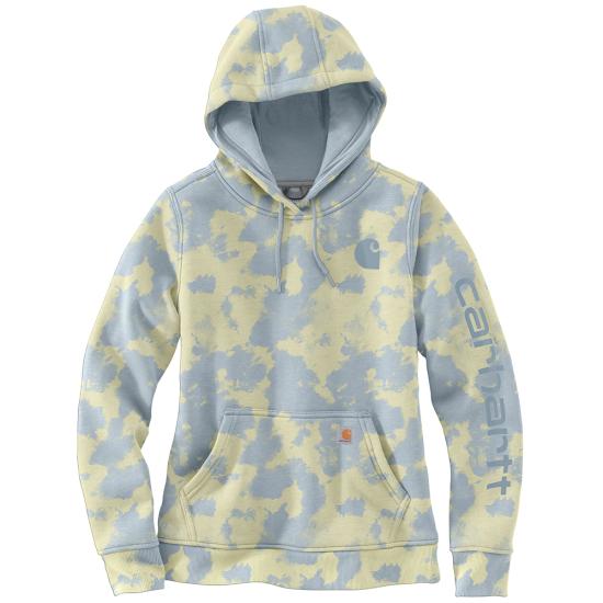Blue Aura Watercolor Camo Carhartt 107479 Front View