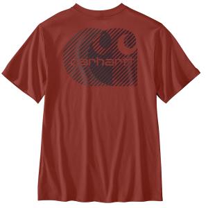 Spice Red Carhartt 107521 Back View