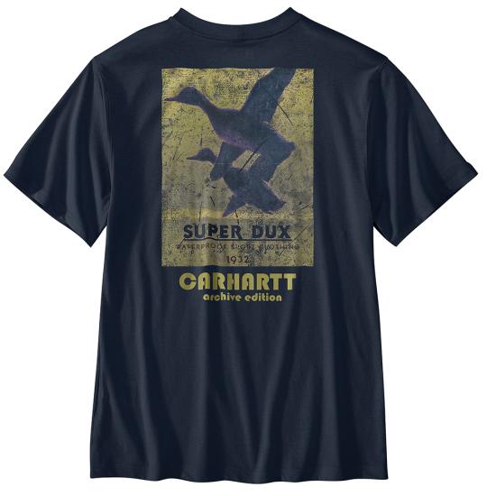 Navy Carhartt 107533 Back View