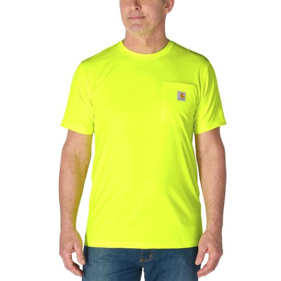 Bright Lime Carhartt 107810 Front View